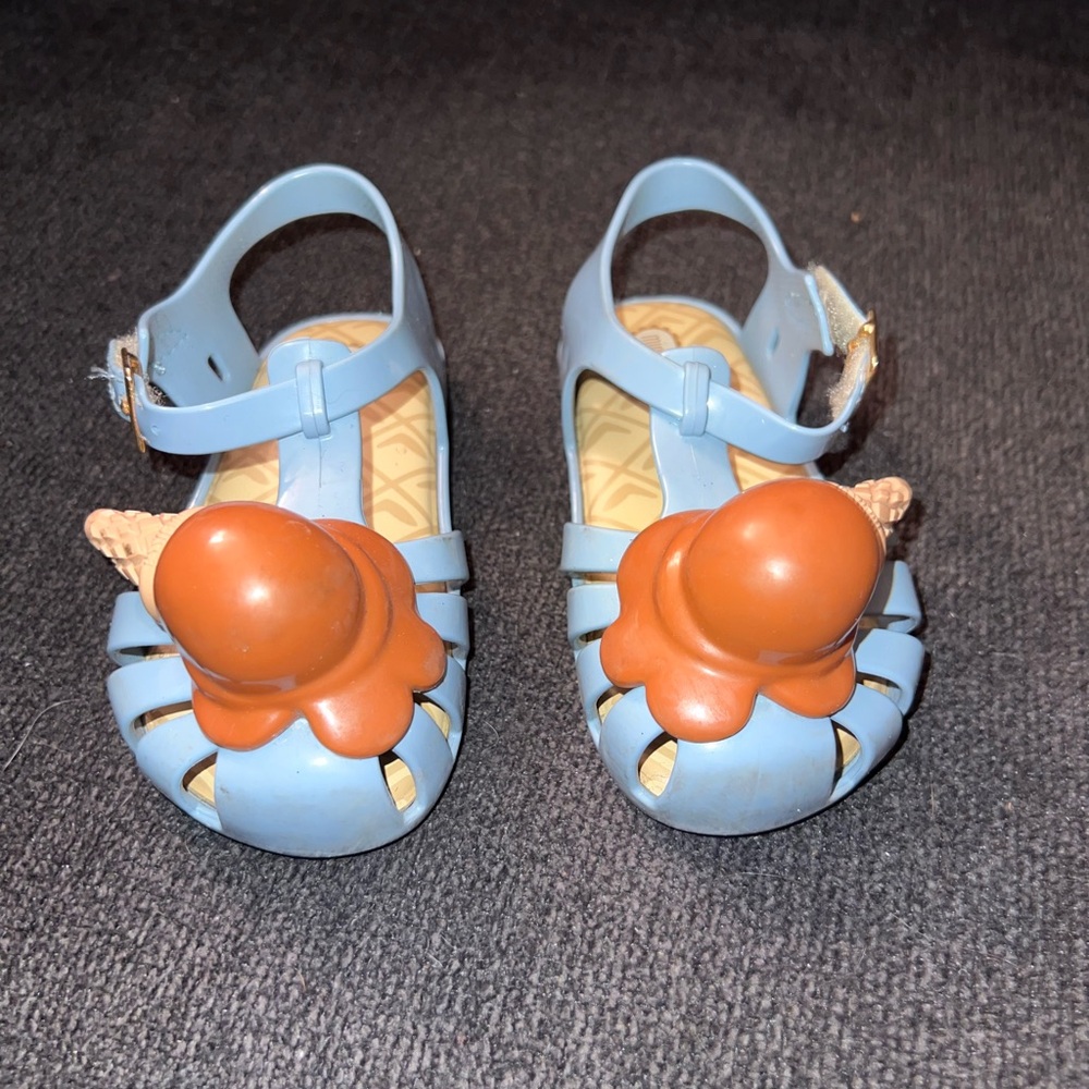 Mini Melissa Blue Ice Cream Kids Shoes